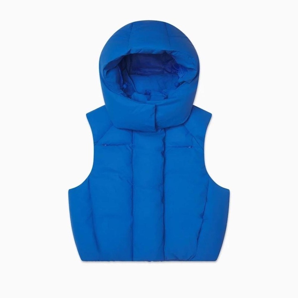 NWT Khy Puffer Vest in Cobalt Blue